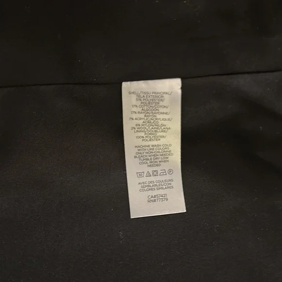 Ann Taylor • Draped Collar Wrap Coat  NEW - Picture 5 of 7